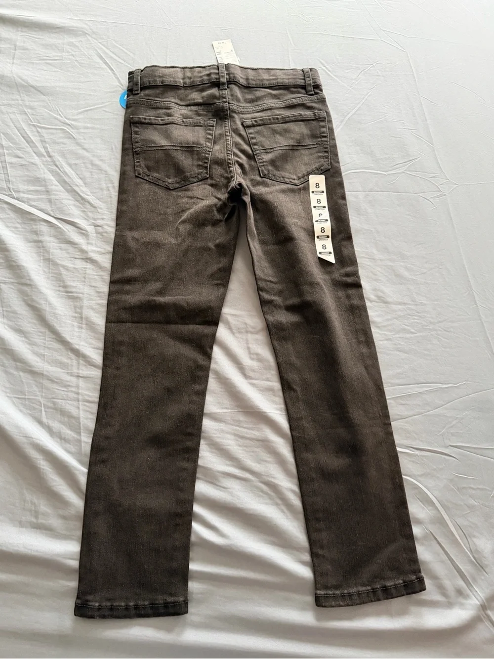 Kids boy Slim Straight Jeans in black